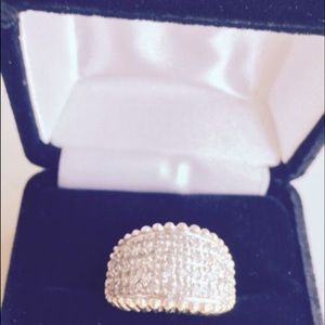 Genuine Pave Diamond Ring